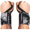 Hustle Athletics Wrist Wraps - Best Weightlifting Support (Competition Grade