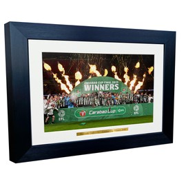 Kitbags & Lockers 12x8 A4 Newcastle United F.C. Carabao Cup Winners 2025 Isak Gordon Trippier Joelinton Lascelles Wilson Photo Photograph Picture Frame Soccer Gift
