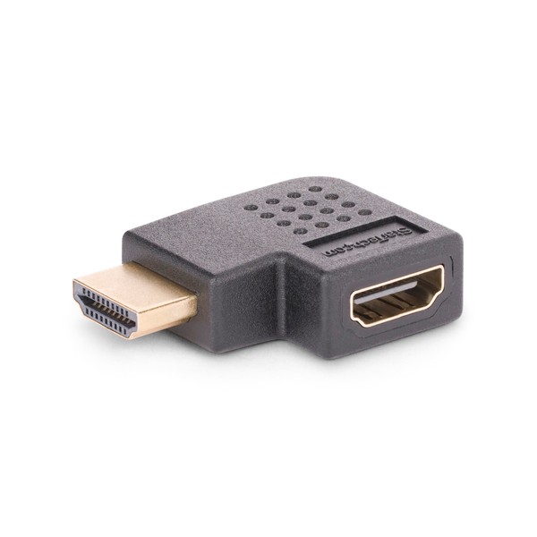 StarTech.com Right Angle HDMI 2.0 Adapter, Male to Female, Horizontal