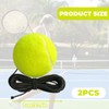 2Pcs Practice Tennis Training Ball String Self-Study Elastic Tennis Training