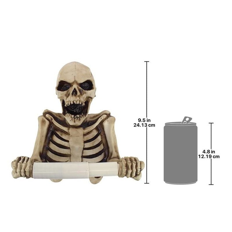 Bone Dry Skeleton Bathroom Toilet Paper Holder