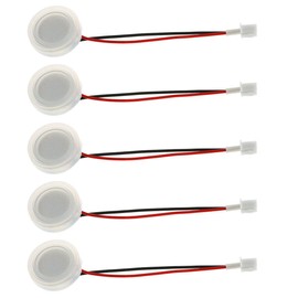 E-outstanding 5pcs 20mm 1.7Mhz Ultrasonic Mist Maker Fogger Ceramics Discs with Wire and Sealing Ring Humidifier Accessories