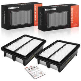 A-Premium 2-PC Engine Air Filter Compatible with Honda Civic, Accord, 2023 2024 2025, 2.0L