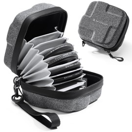 K&F Concept Filter Case for 4 Filter Dia, Up to 3.2 inches (82 mm), Modern