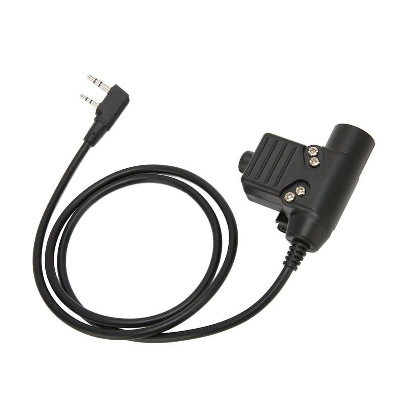 U94 PTT System Military Adapter 2 Pin 3.5mm Headset Adapter