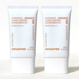 Innisfree Intensive Long Lasting Sunscreen EX 60ml +60ml / 이니스프리 인텐시브 롱래스팅 선스크린 EX 60ml +60ml