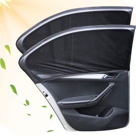 FINEVERNEK 2 Stück Sonnenschutz Auto Baby mit UV Schutz, Kinder,Universal Sonnenblende für Autofenster Sonnenschutzrollos Heckscheibe