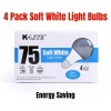 K Lite Soft White Standard Light Bulbs 75 Watts 4