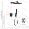 TNOMS Shower System with 10 Inch Rainfall Shower Head and