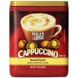Hills Bros. Cappuccino Hazelnut 14 Ounce Instant Drink Mix (Pack of 3)
