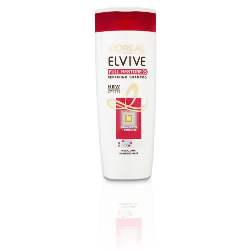 L'Oreal Elvive Full Restore 5 Damaged Hair Shampoo, 400ml