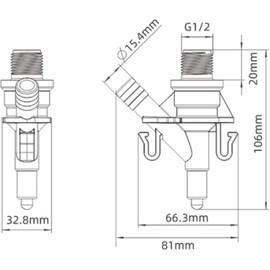 SEAFLO RV Toilet Water Inlet Valve Kit (SFRTK-003) - Fits All RV Toilets (SFRTPH-01-01, SFRTPH-01-02, SFRTPH-02-01) - Complete Kit with Screws, Clamp & Filter -