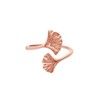 Elli Women's Gingko Leaf Open Trend Ring in 925 Sterling