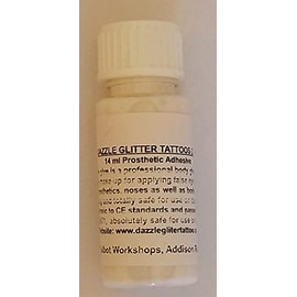 4 x body art glue for glitter tattoos / theatrical use