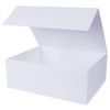 Aimyoo Aimyoo White Collapsible Gift Box with Magnetic Closure Lids
