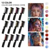 BEUKING Temporary Color Hair Dyeing Comb, Disposable Folding Hair Dye