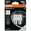 OSRAM LEDriving SL, ≜ PY21W, Amber, Double Blister (2 lamps),