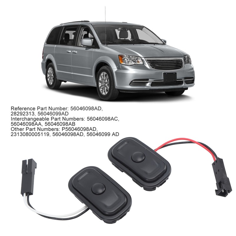 2Pcs Steering Wheel Radio Control Switch Left Right Direct Fit