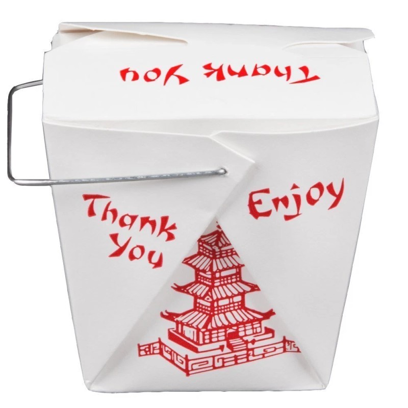 Fold Pak 50 Piece Chinese Take Out Box Set with