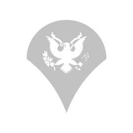 E-4 Specialist Rank US Army Sticker - Decal - Die Cut SPC OR-4 - Silver
