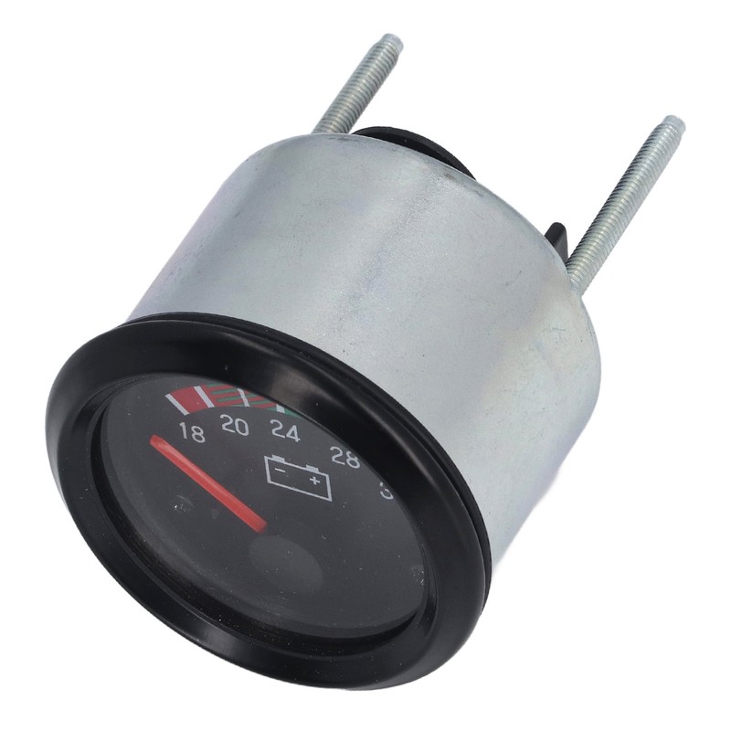 Voltage Gauge 52mm Aluminum Alloy LED Voltmeter Gauge for Diesel