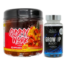 Glúteo Peptonas De Colágeno + Pre Entreno En Gomitas 30 Serv