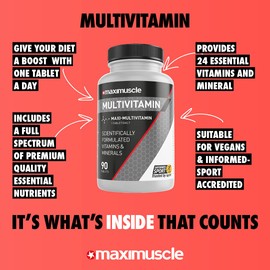MAXIMUSCLE Multivitamin & Mineral Tablets 90'S