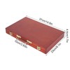 Retro Wooden Painting Tool Storage Box Portable Drawing Oil Painting