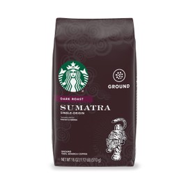 Starbucks Dark Roast Ground Coffee — Sumatra — 100% Arabica — 1 bag (18 oz.)