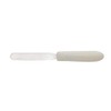 Winco 4" Baking/Icing Spatula with Oval Tip, White