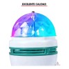 Importeek 10pz Foco Bombilla Led Multicolor Rgb Giratorio Casa Fiesta