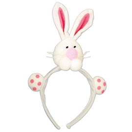 KarnevalsTeufel Headband Bunny Rabbit Ears Rabbit Paws Easter