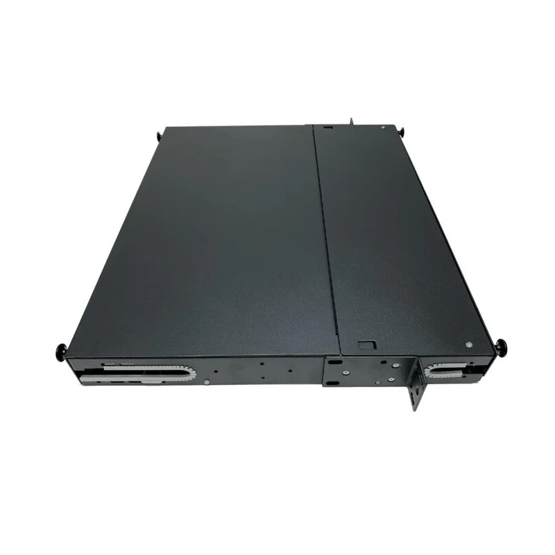 Telecom Specialties Fiber Optic 1RU Rack Mount Patch Panel Enclosure