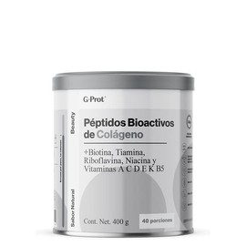 G-PROT | Beauty Peptidos Bioactivos de Colágeno sabor Natural 400 g