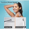 RTOBWEYE 10 Inch Shower Faucet Set, Wall-Mounted Rainfall Shower System