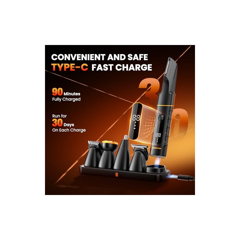 Rasuradora Hombre Trimmer Ipx6 Base Carga Type