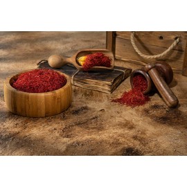 Vitatips 3gr Safran Fäden, Premium 100% Reiner roter Safranfäden, Klasse 1 - ISO 3632 - Saffron (3gr)