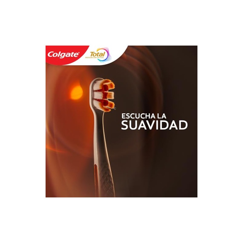 Colgate Cuidado Bucal Cepillo Dental Total Limpieza Espumosa 2 piezas