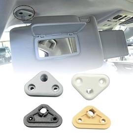 Sun Visor Mount Clip - Max Temp - Compatible with Subaru Forester Impreza Crosstrek Outback STI WRX | Visor Mount Clip Sun Visor Repair Bracket - USA Made (Gray)