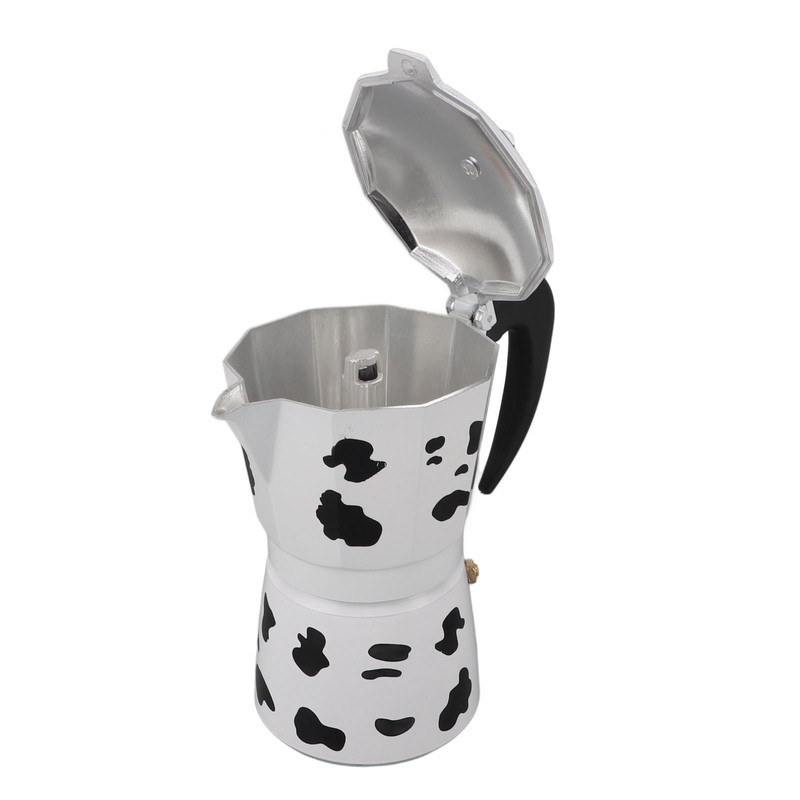 Milk Cow Color Moka Pot Aluminum Coffee Pot Coffee Maker