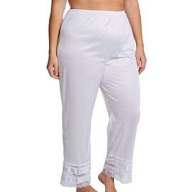 Shadowline Women's Plus Snip-it Pant Liner, 3502X, White, 1X
