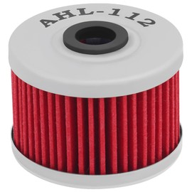 AHL Motorcycle Oil Filter for Honda AX1 250 / ATC250ES Big Red / GB400F2 400 / CB300F / CBR250R / CBR300R / CBX250 / CRF250L / CRF250M Compatible Car Various Oil Element Durable Repair Spare