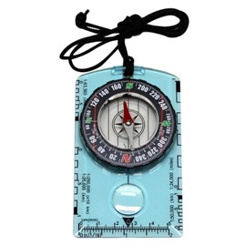 Navigation Compass for Hiking – Portable Compass with Luminous Display & Ruler, Military Outdoor Compass for Camping, Orienteering, Survival & Travel – Reliable Navigation Tool