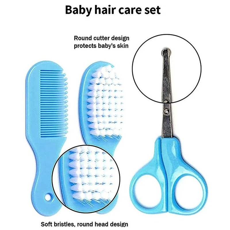 8 Pcs Baby Healthcare Grooming Kit Small Portable Baby Nursery