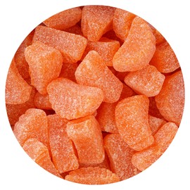 Orange Slices Candy, 2 Pound Bulk Bag, Candy Orange Slices Gummy Candy, Orange Candy