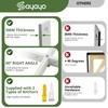 SAYAYO Heavy Duty Bracket White Shelf Bracket Heavy Duty 150