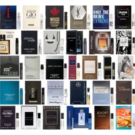 JRoBeauty High End Random Selection Designer Fragrance Cologne Sampler Set for Men - (Pack of 8 Sample Vials)