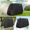 Waterproof Golf Cart Cover 4 Passenger for Yamaha/E-Z-Go/Cushman/Club Car/Evolution/ICON, Heavy