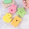 HOMSFOU Baby Bath Sponge, Skin Friendly Bath Scrubber for Newborn