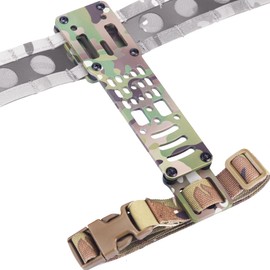 Guayma Drop Leg Holster Adapter Duty Belt Accessories for QLS Kit,Modular Holster Adapter with Thigh Strap Airsoft Tactical Police Gear,Camo